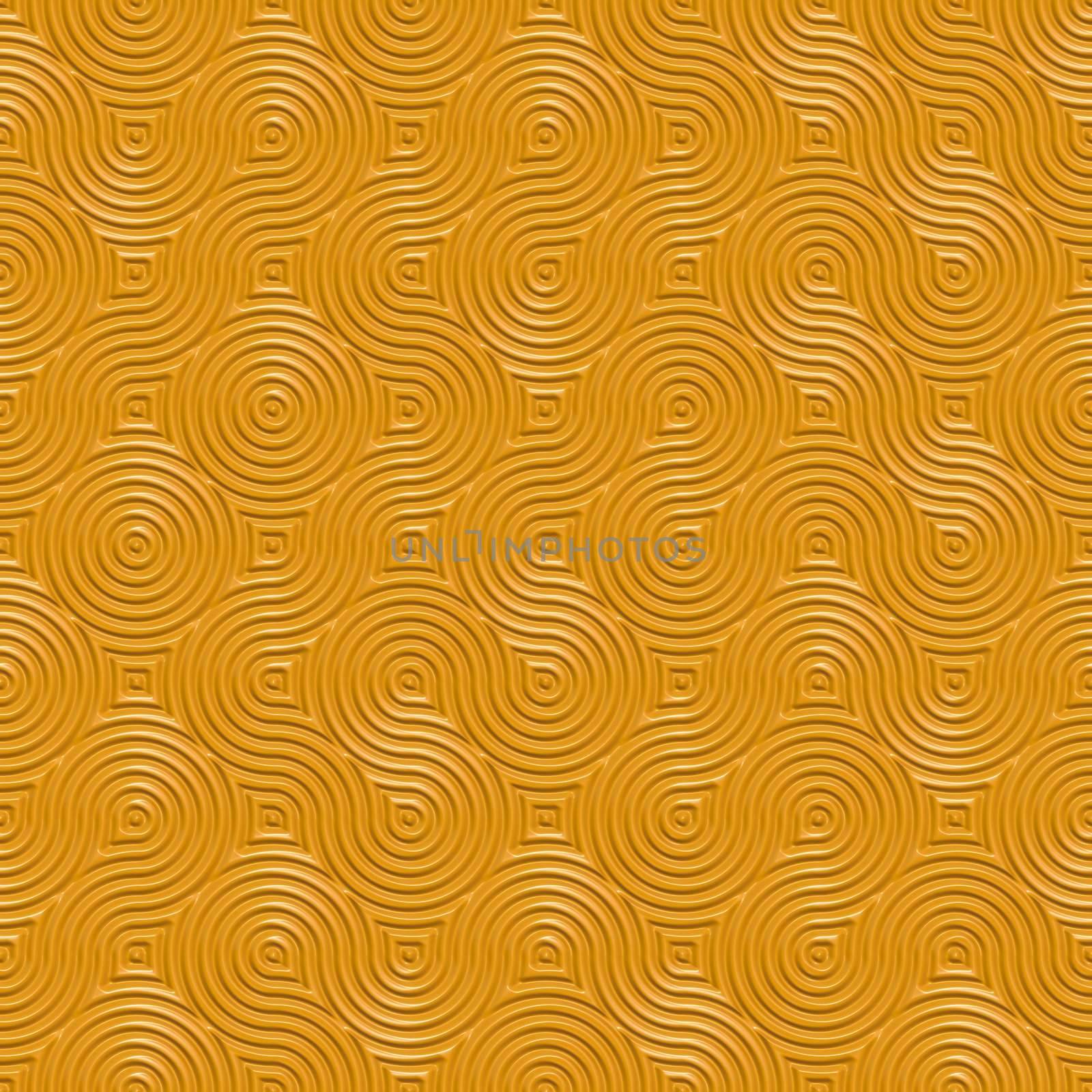 yellow to brown maze texture of rings