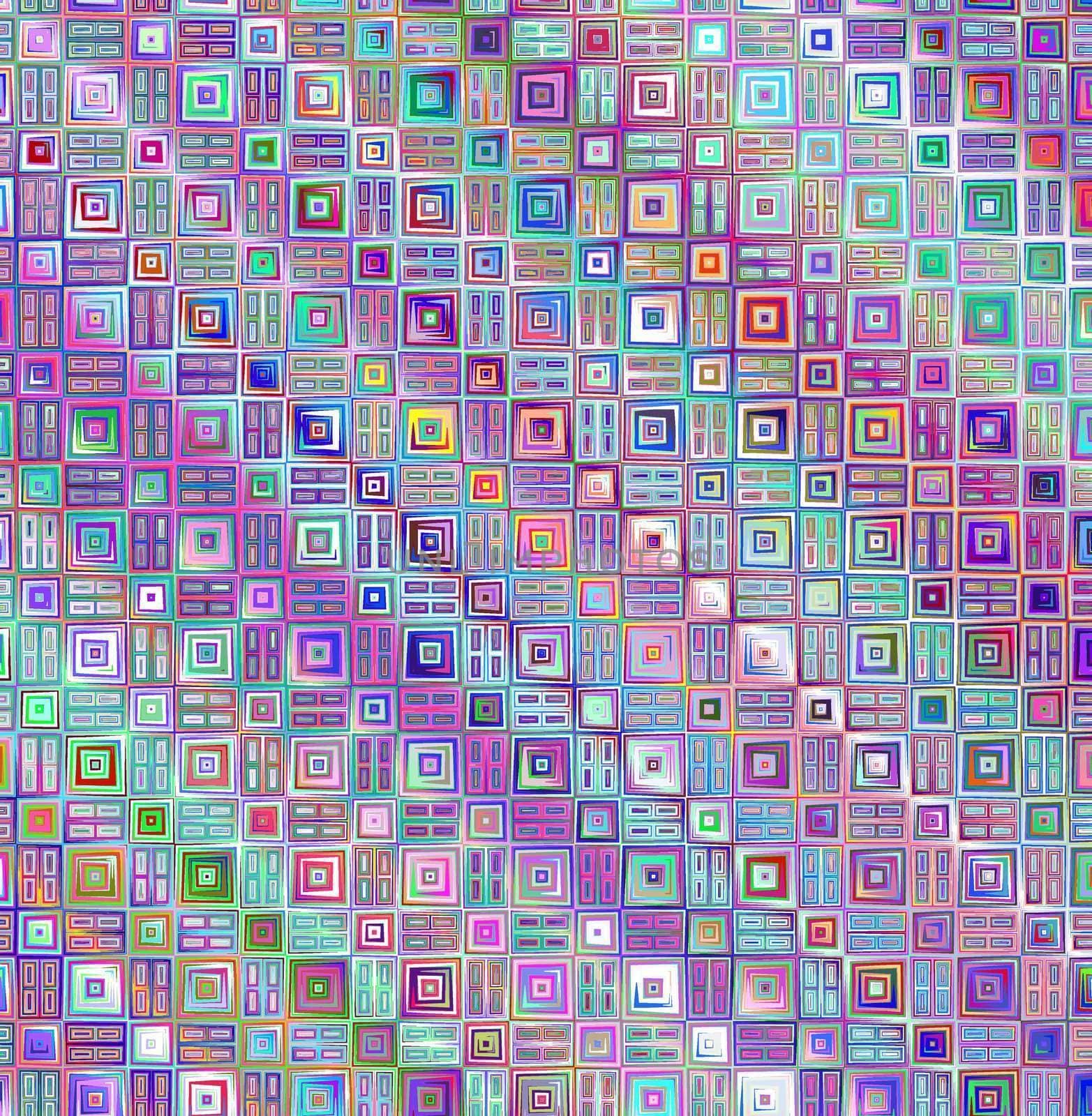 colored squares pattern by weknow