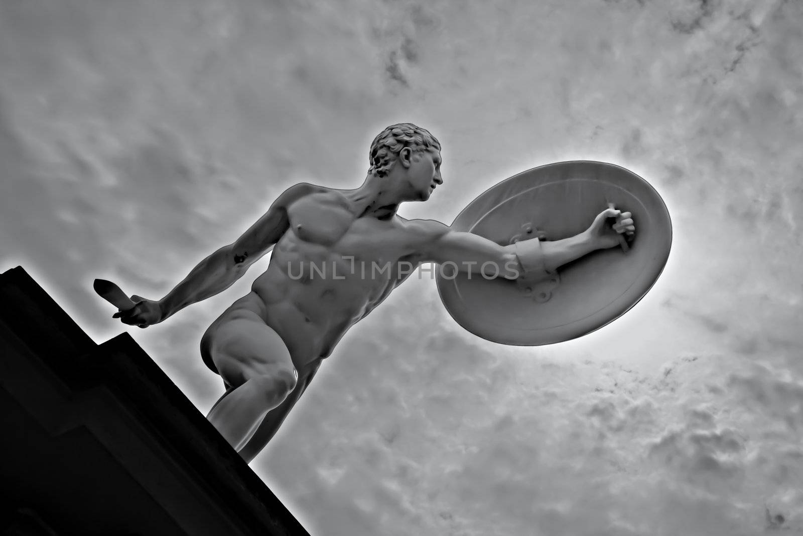 An image of a beautiful statue at Castle Charlottenburg in Berlin