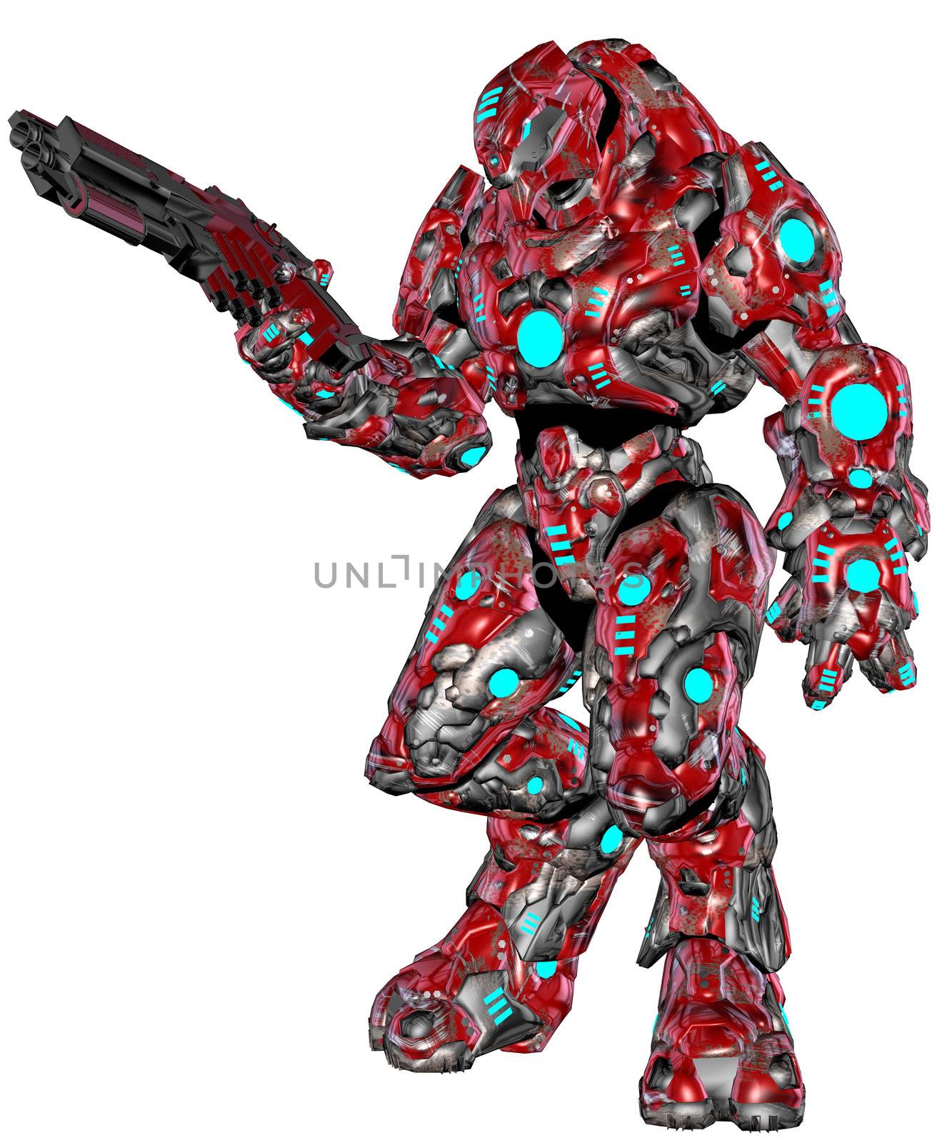 Scifi alien robot by Wampa