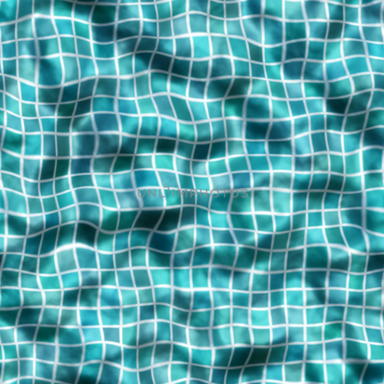 seamless texture of wavy blue to green cloth 