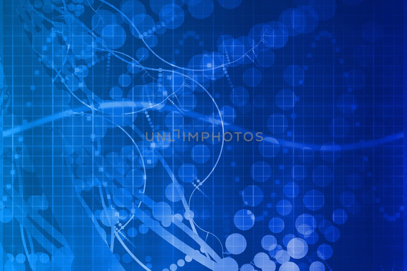 Blue Medical Science Futuristic Technology Abstract Background