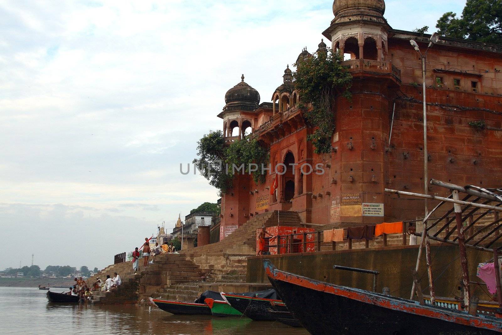 Ganga River - Varanasi - India / holy place for hindu people