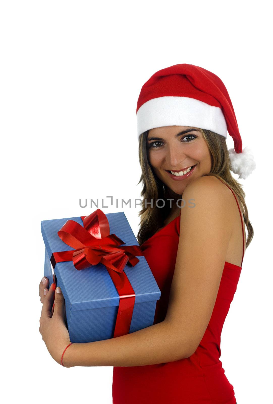 Santa Girl with gifts  by Iko