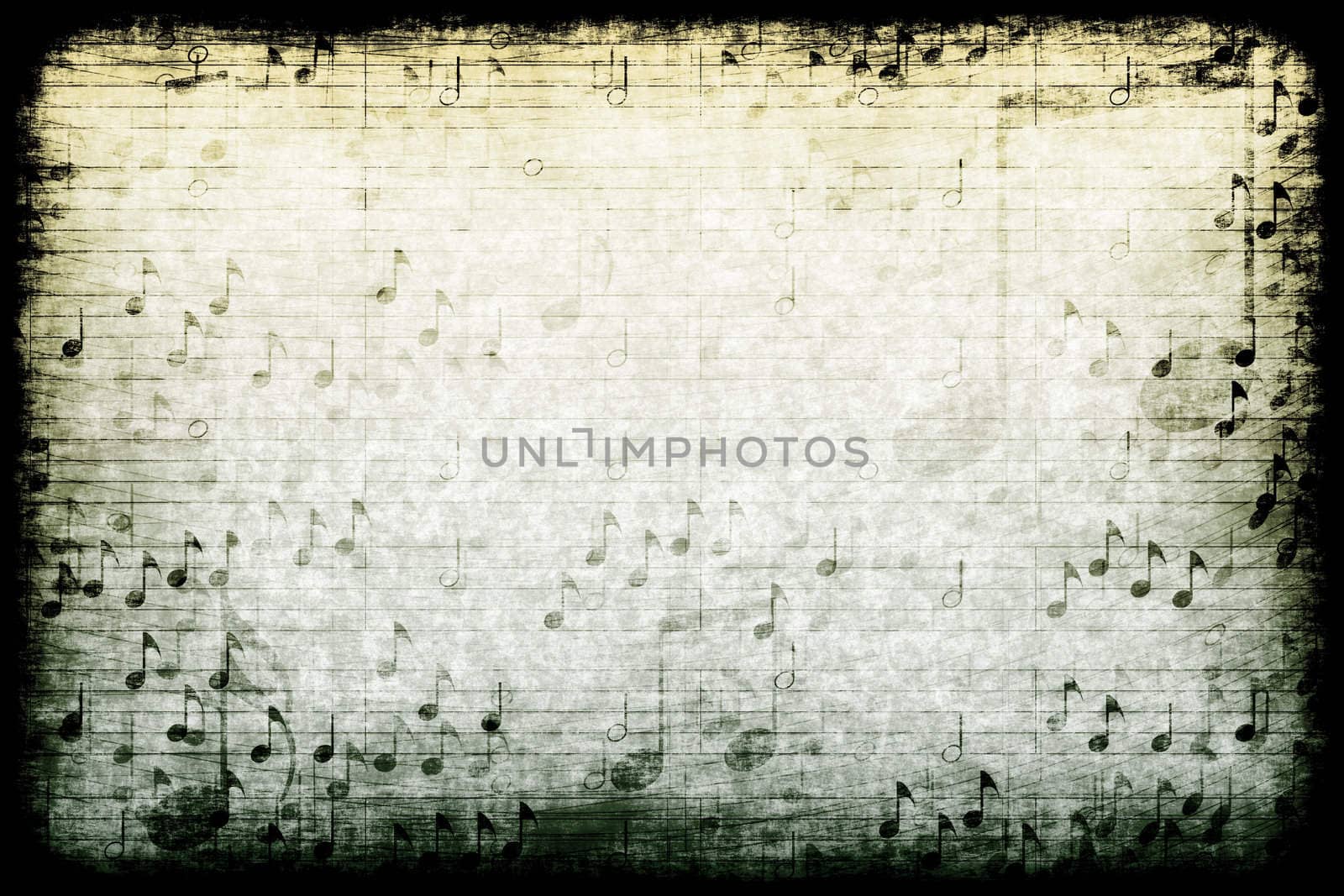 A Music Themed Abstract Grunge Background Texture