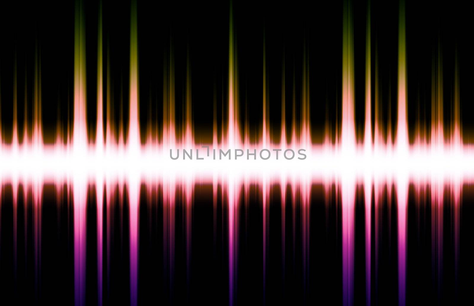 Sound Equalizer Rhythm Music Beats in Various Colors