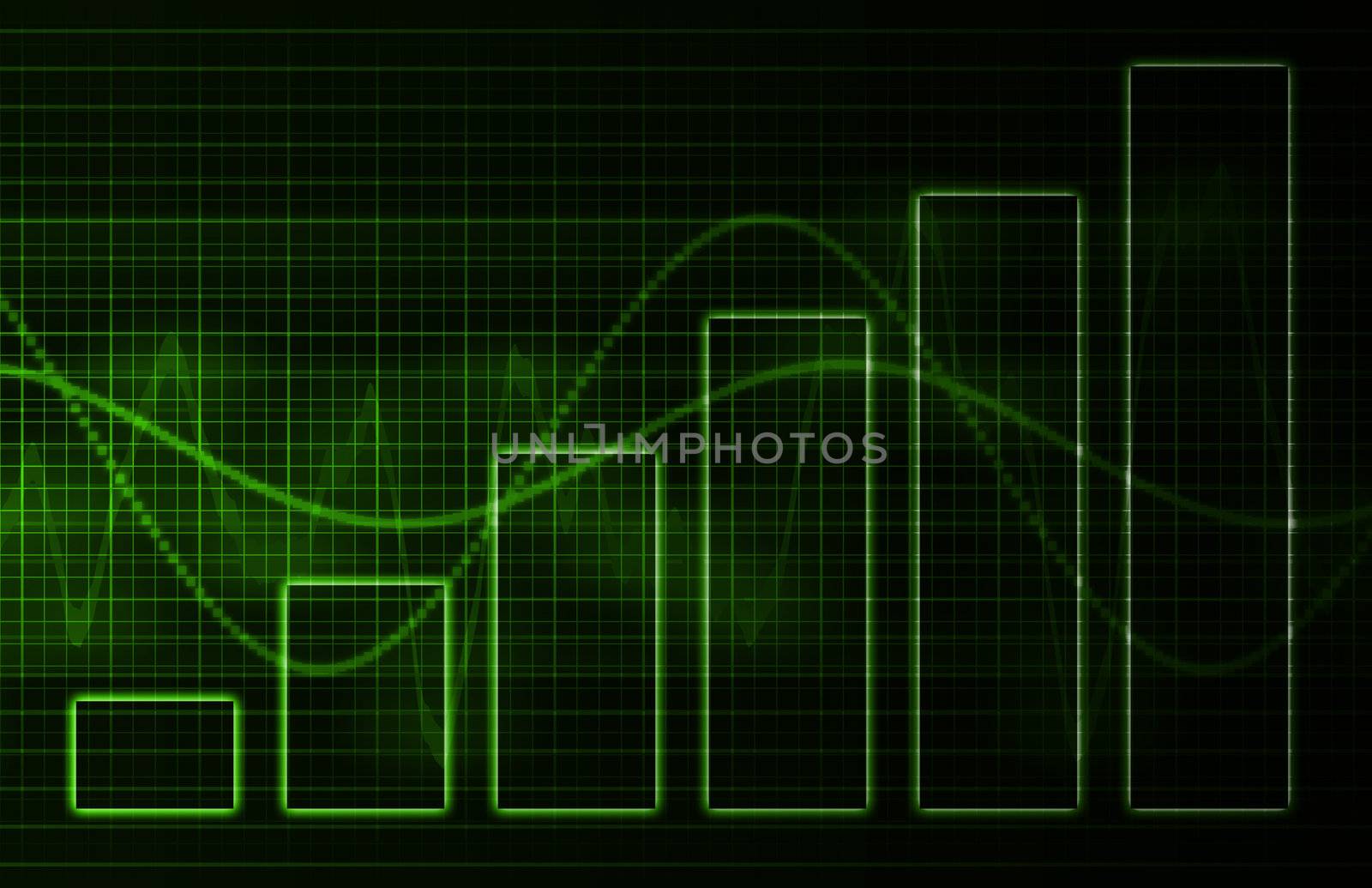 Data Charts Diagram as Art Presentation Abstract
