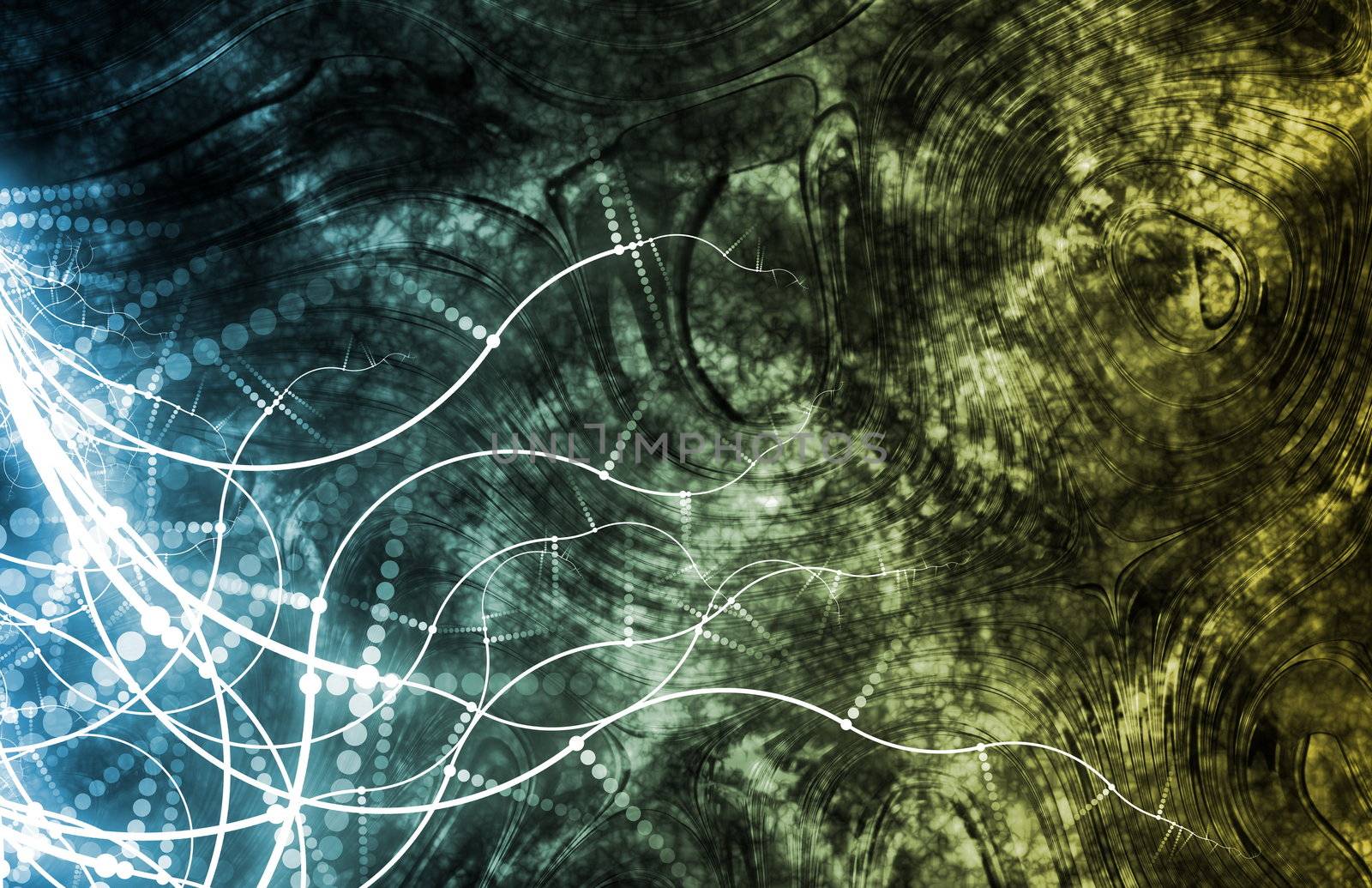 A Virus Medical Science Futuristic Technology Art