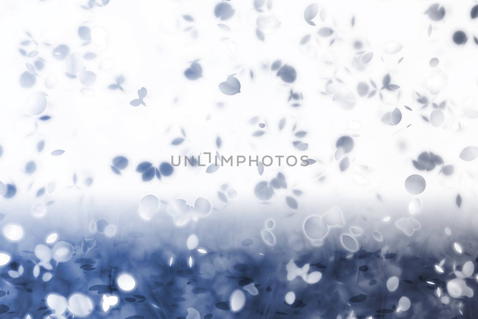 A Nostalgic Sweet Memory Falling Leaf Abstract