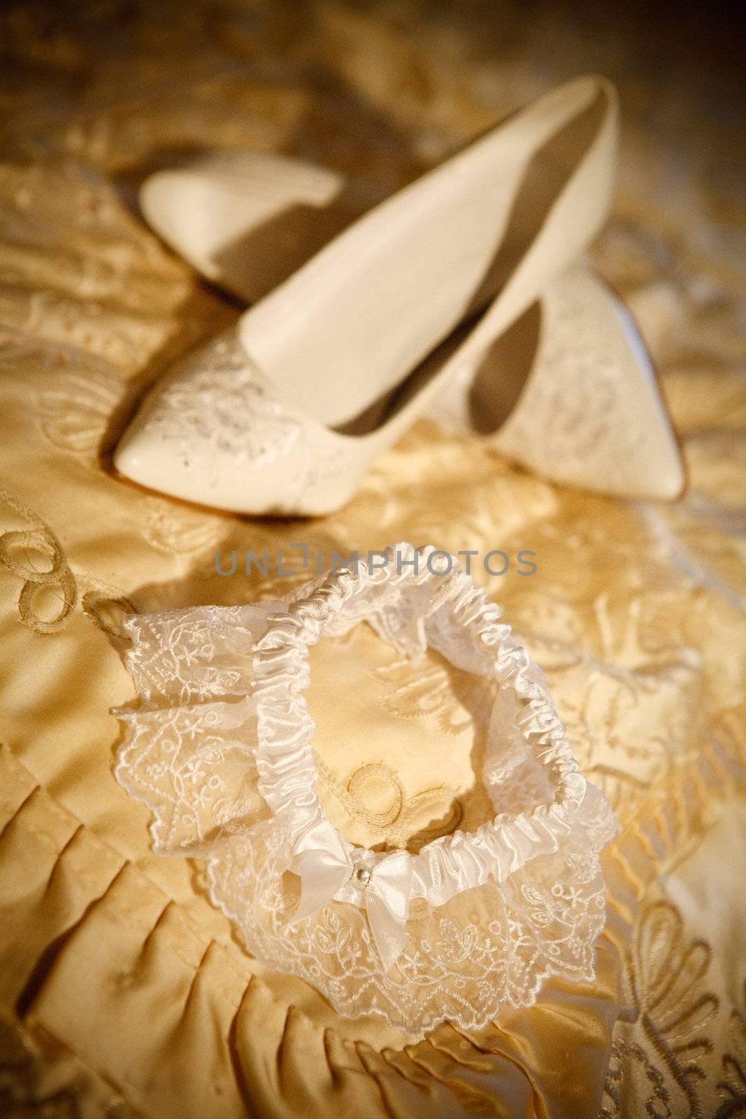 garter and shoes