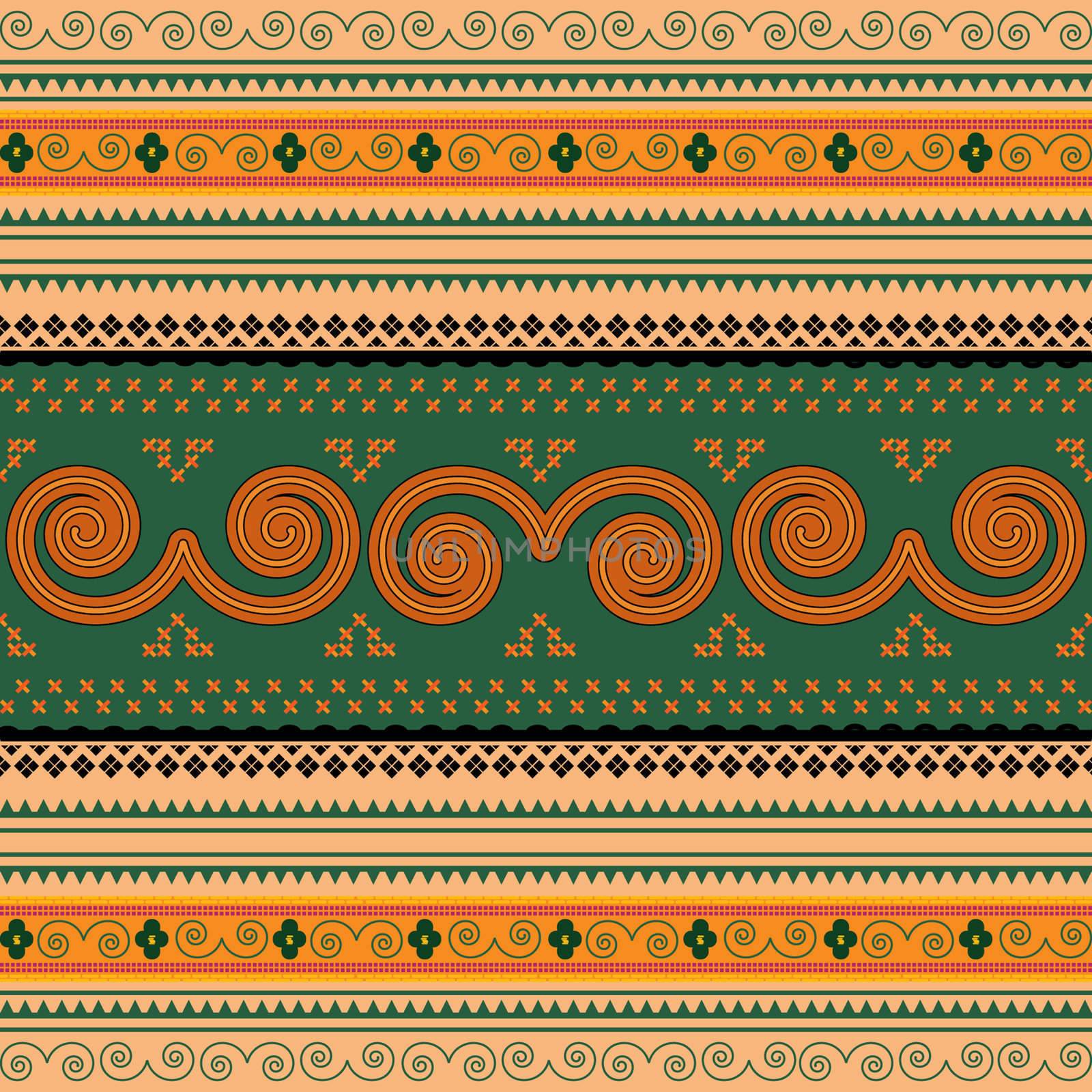 Thailand traditional pattern