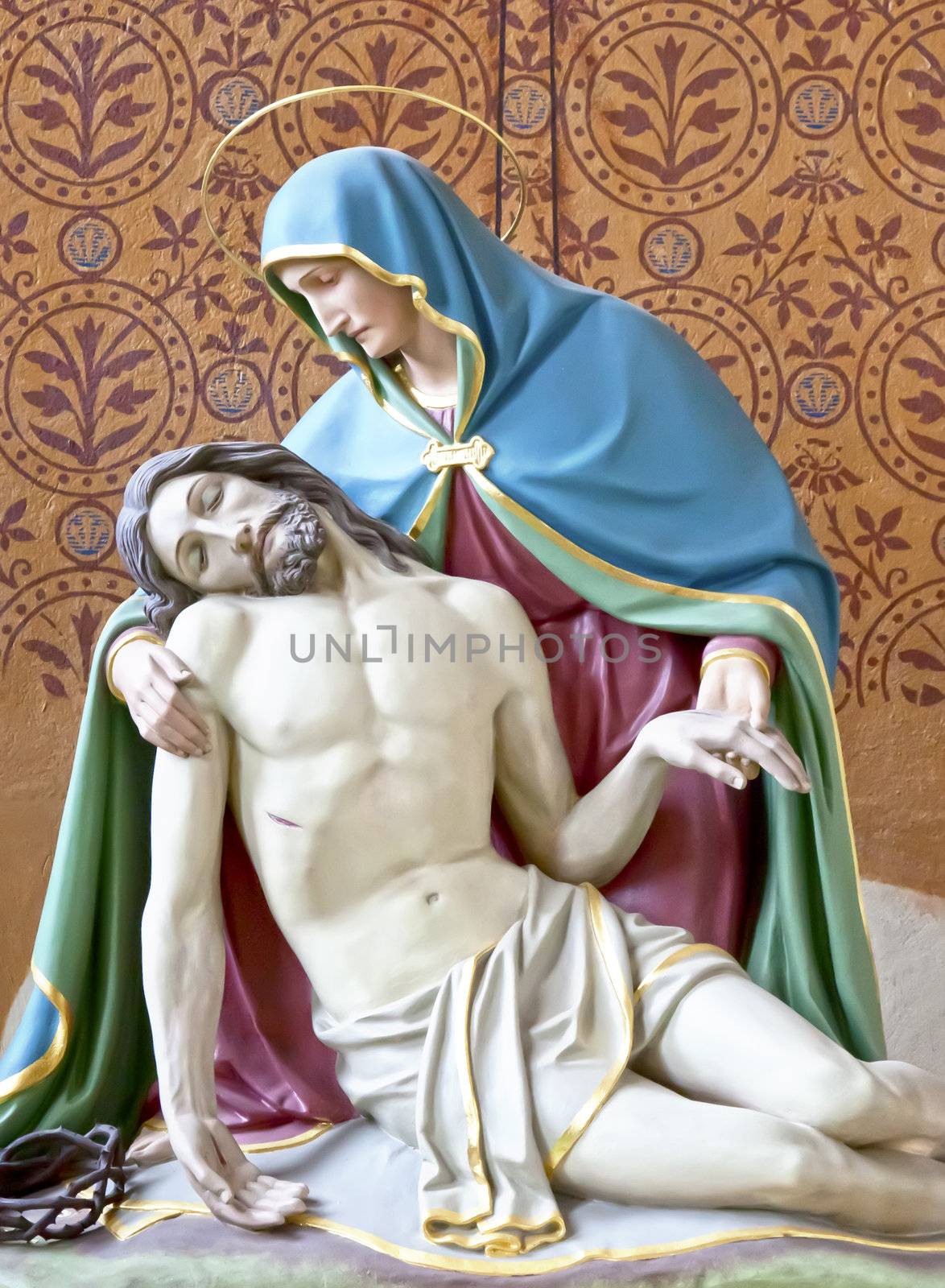 An image of Jesus with his mother