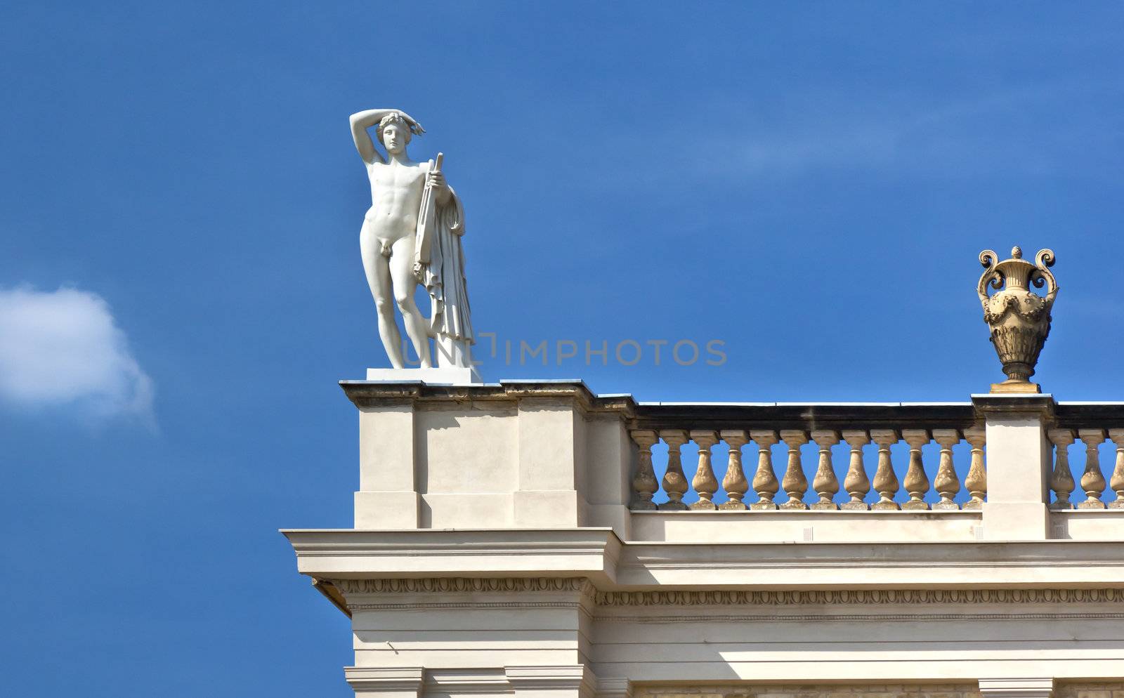 An image of a beautiful statue at Sans Souci in Berlin