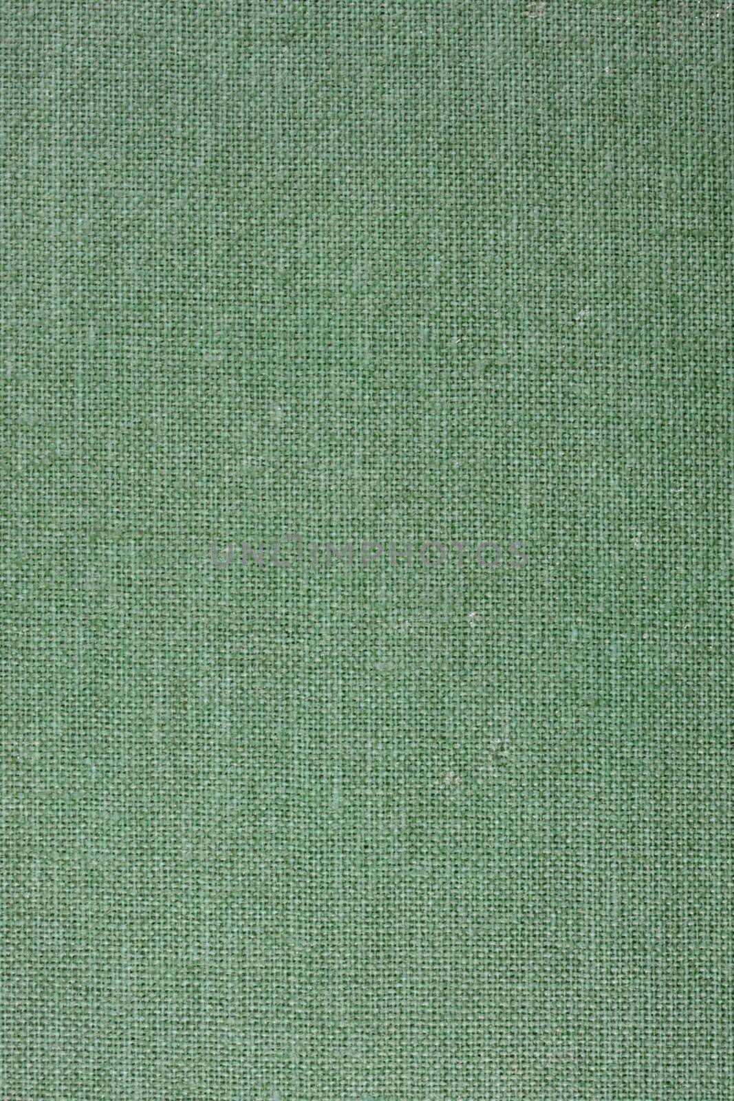 green textile background from a vintage 1960s book cover