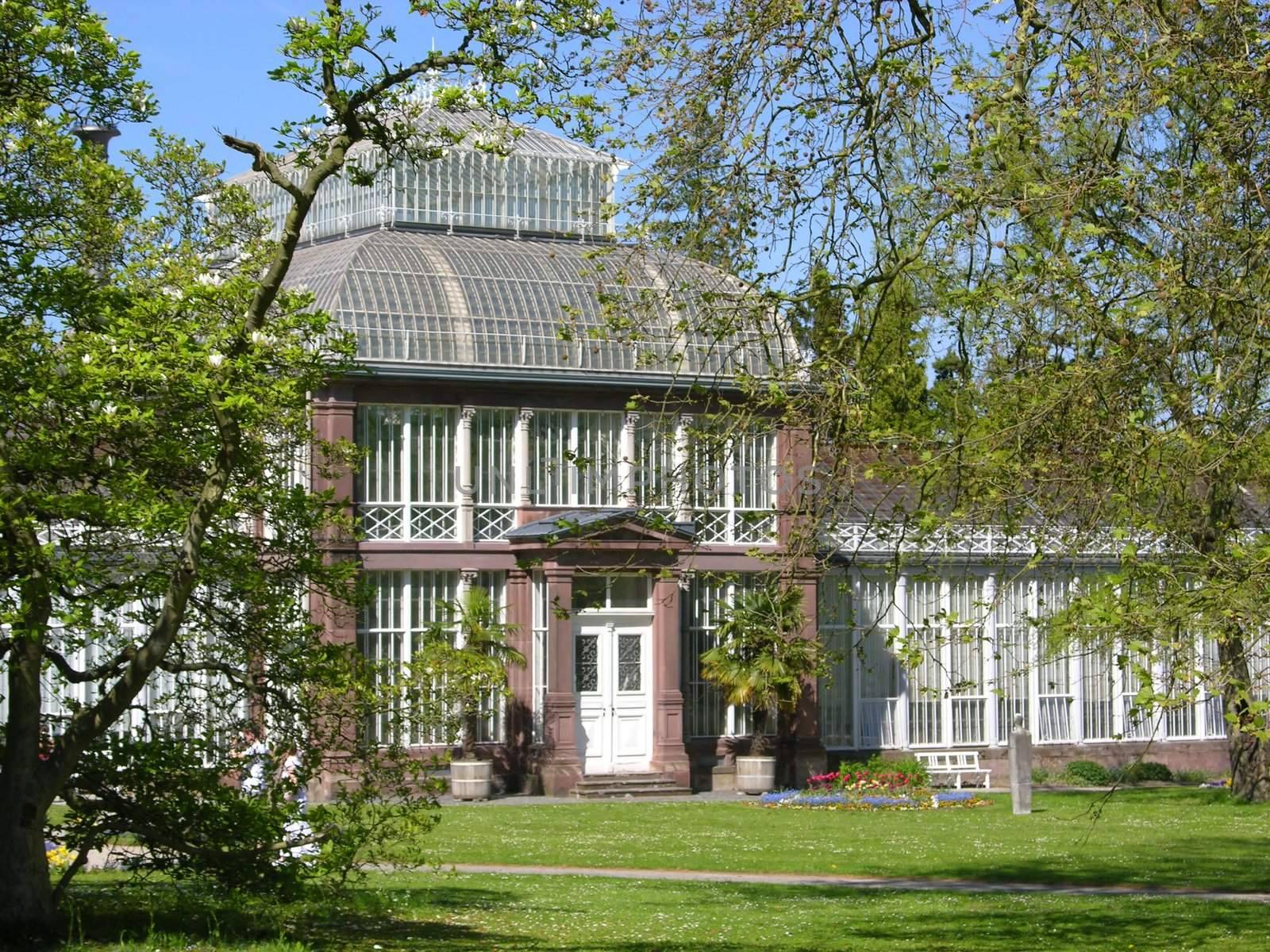 Ancient greenhouse in Kassel, Germany