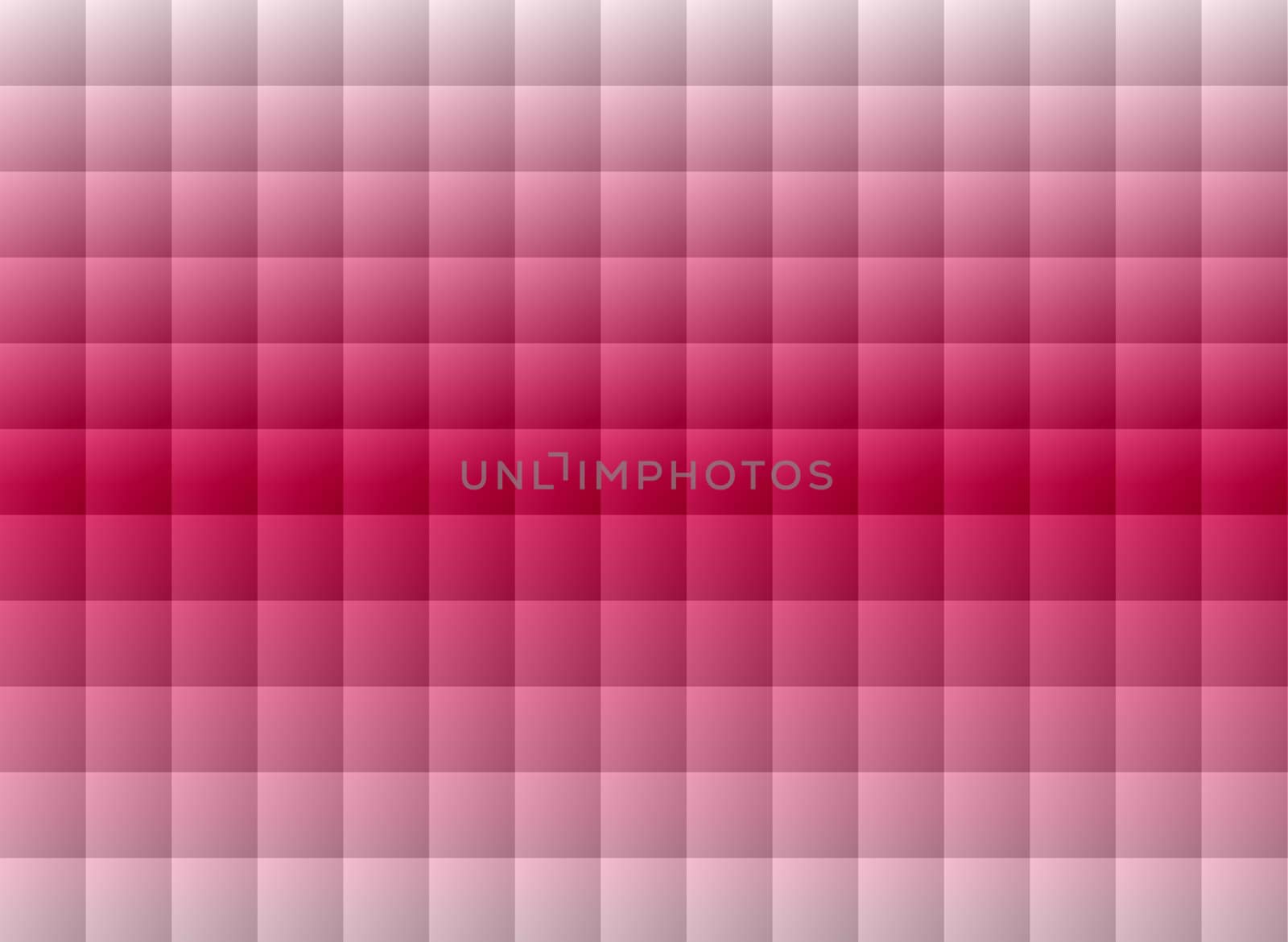 Background of carmine and white quadratic cushions