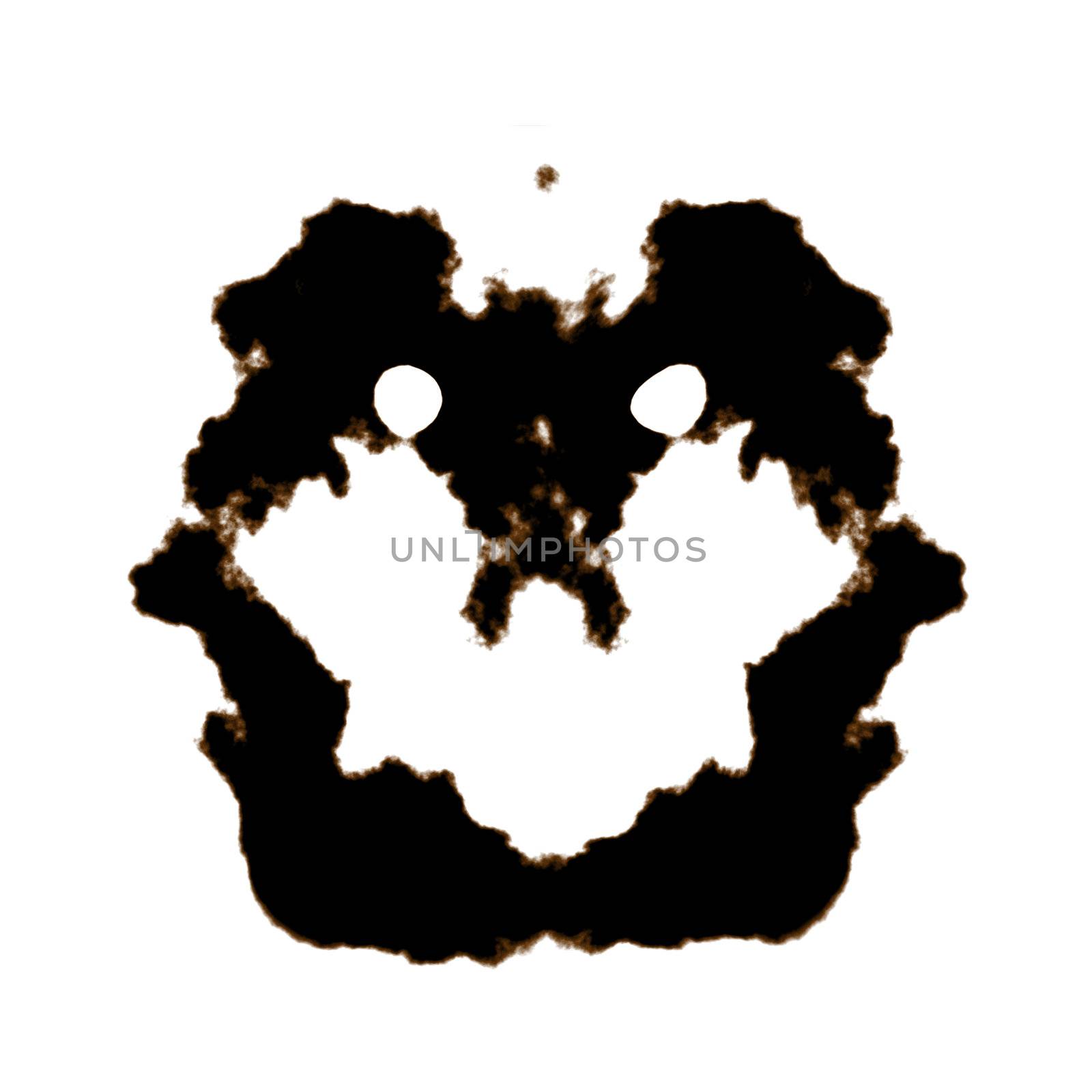 Rorschach Test of an Ink Blot Card