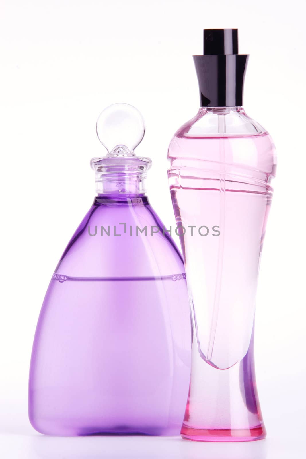 Two Graceful Vials with Perfumery