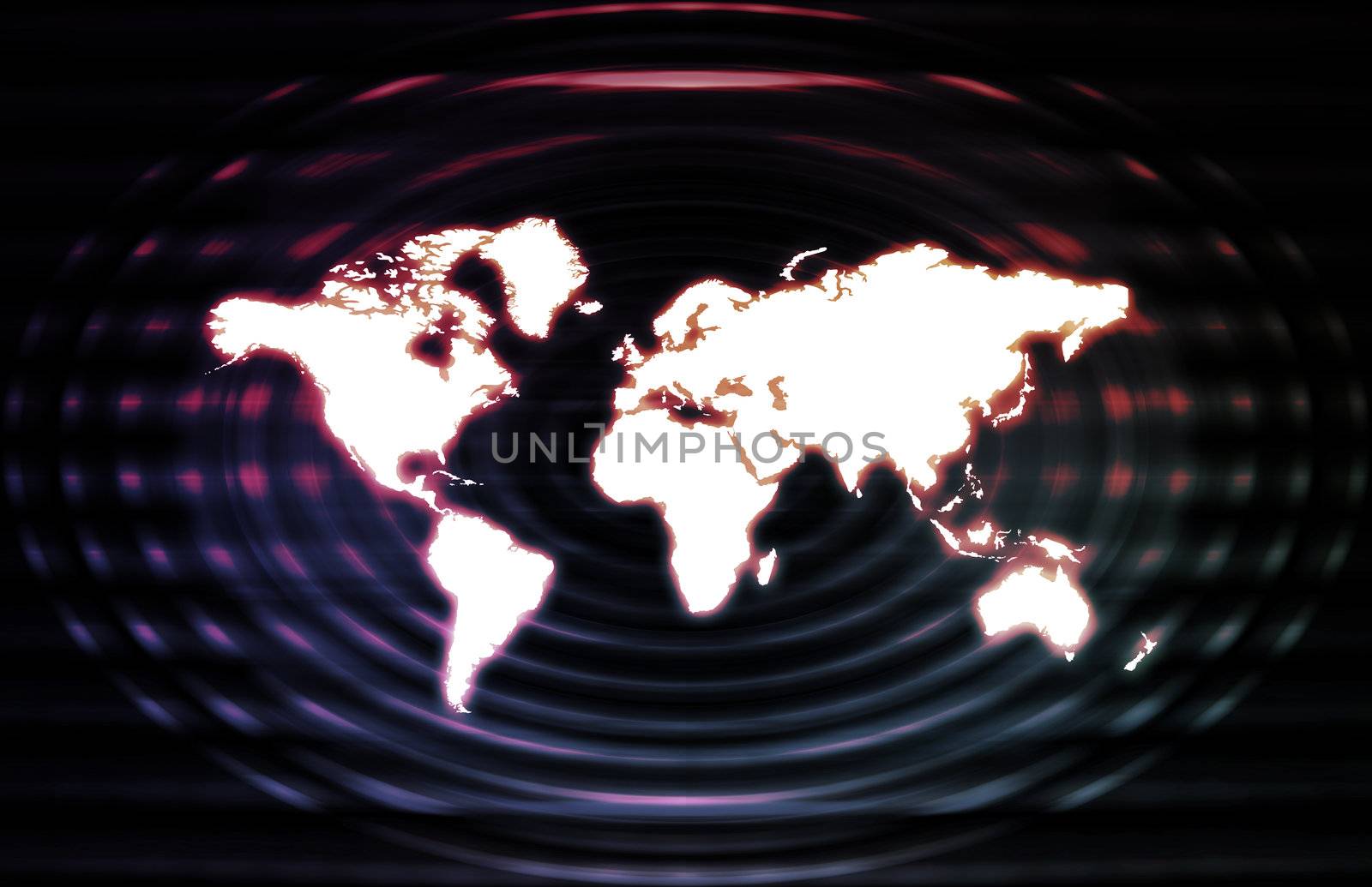 Global World Business Abstract as a Background