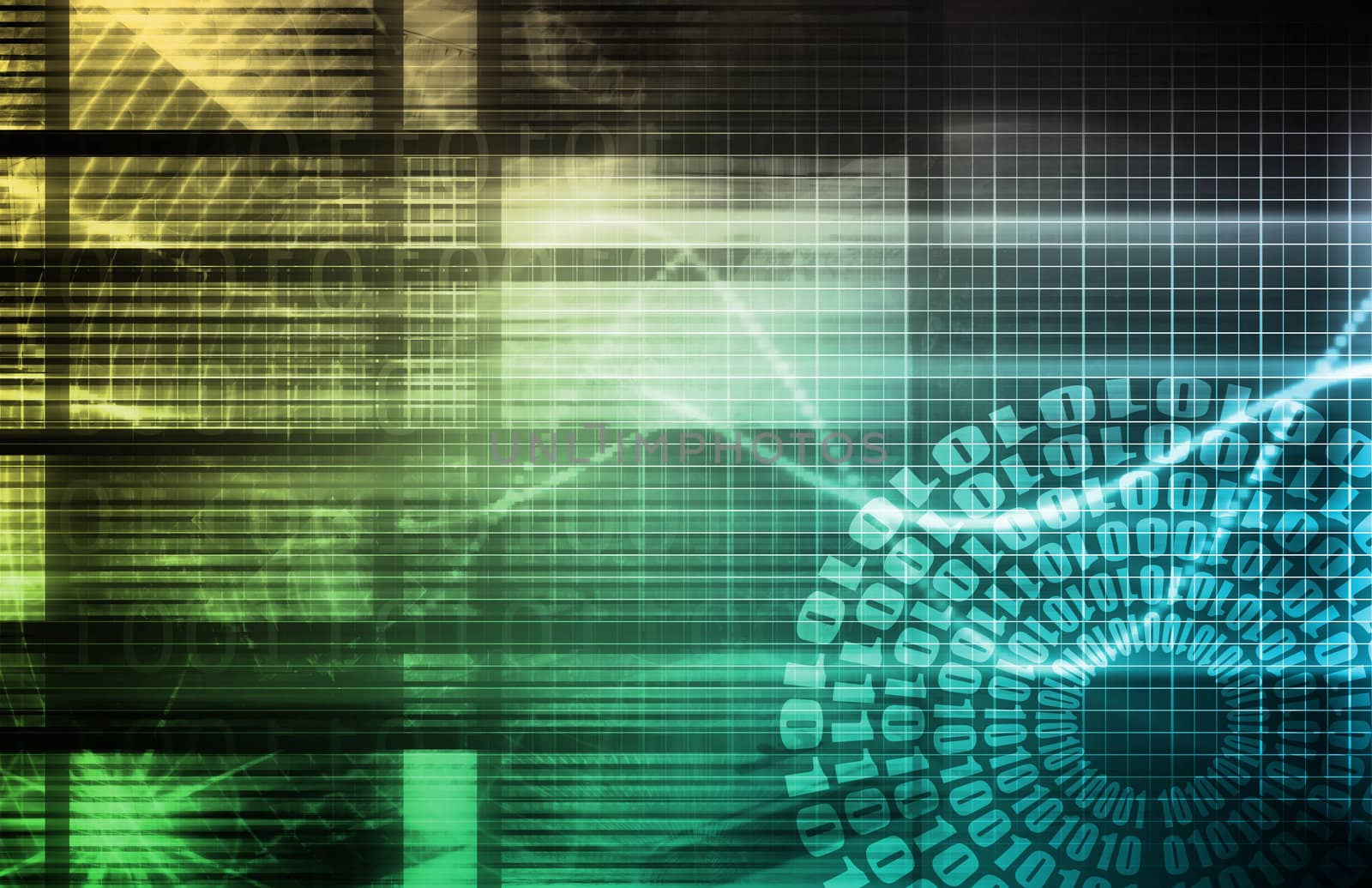Futuristic Abstract as a Technology Background Art