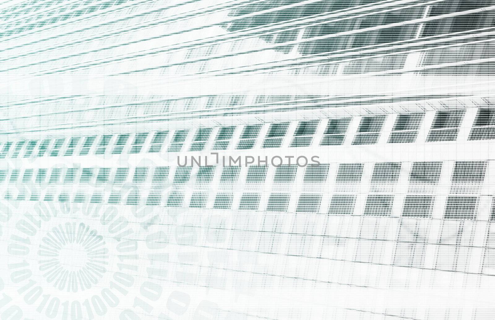 Business Abstract Technology as a Background Art