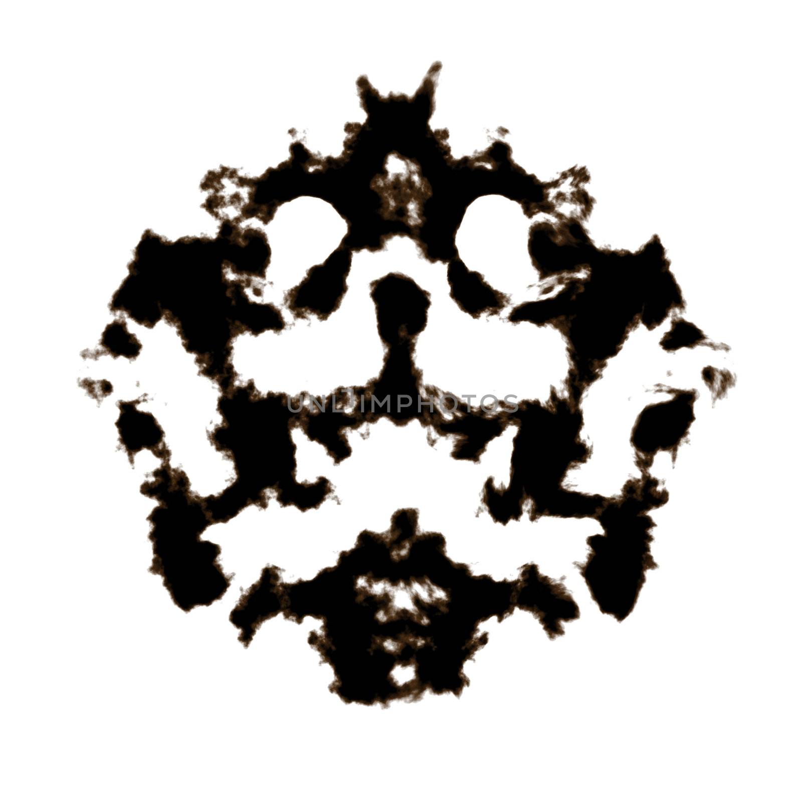 Rorschach Test of an Ink Blot Card