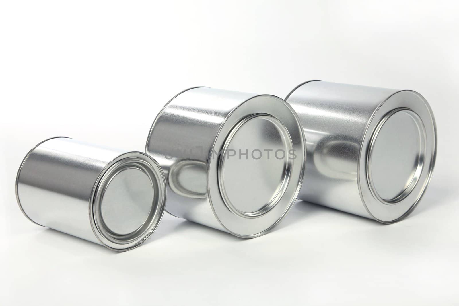 metal (tin) of the bank on a white background