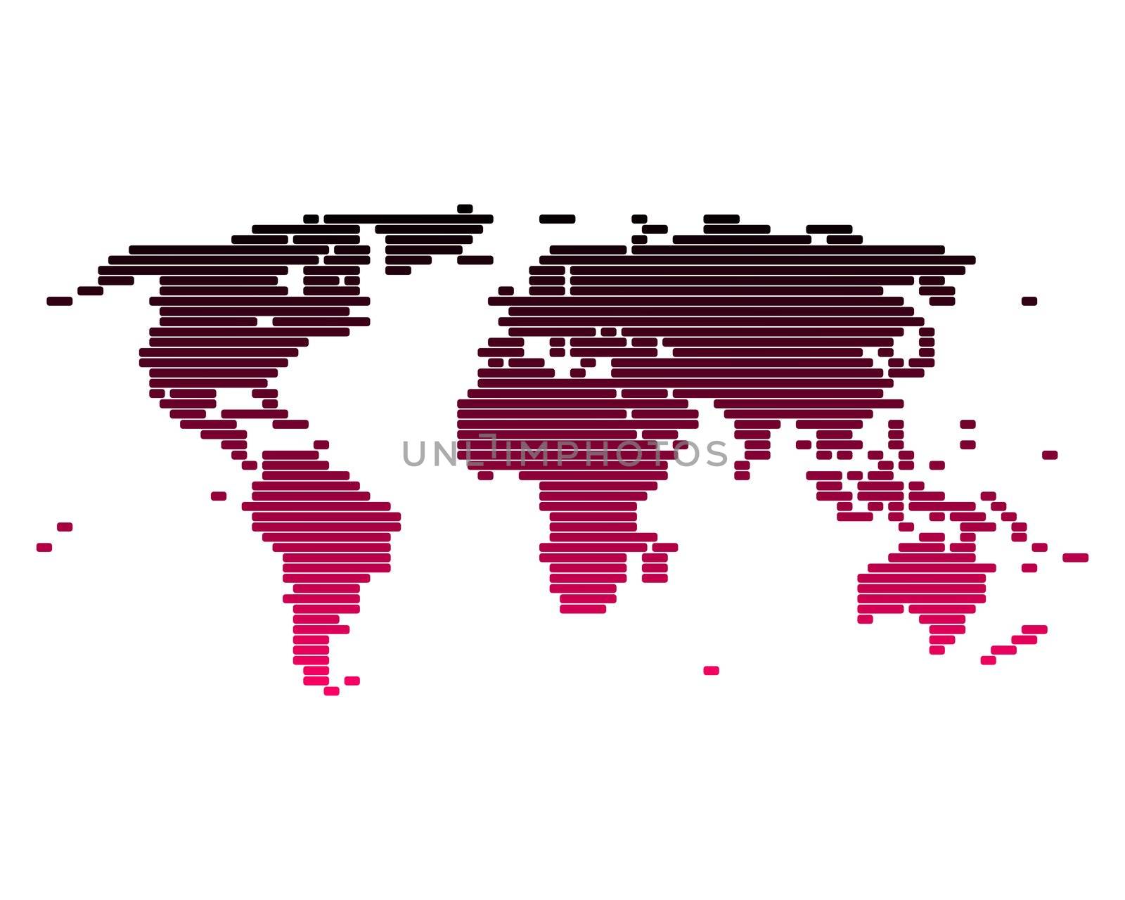 World map by rbiedermann