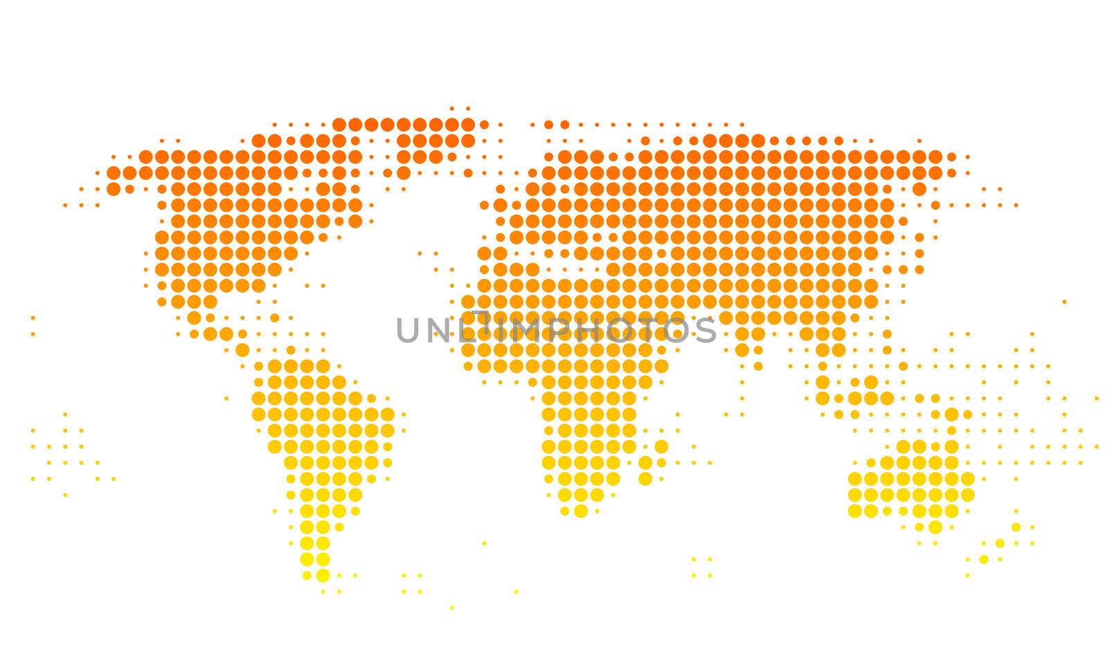 World map by rbiedermann