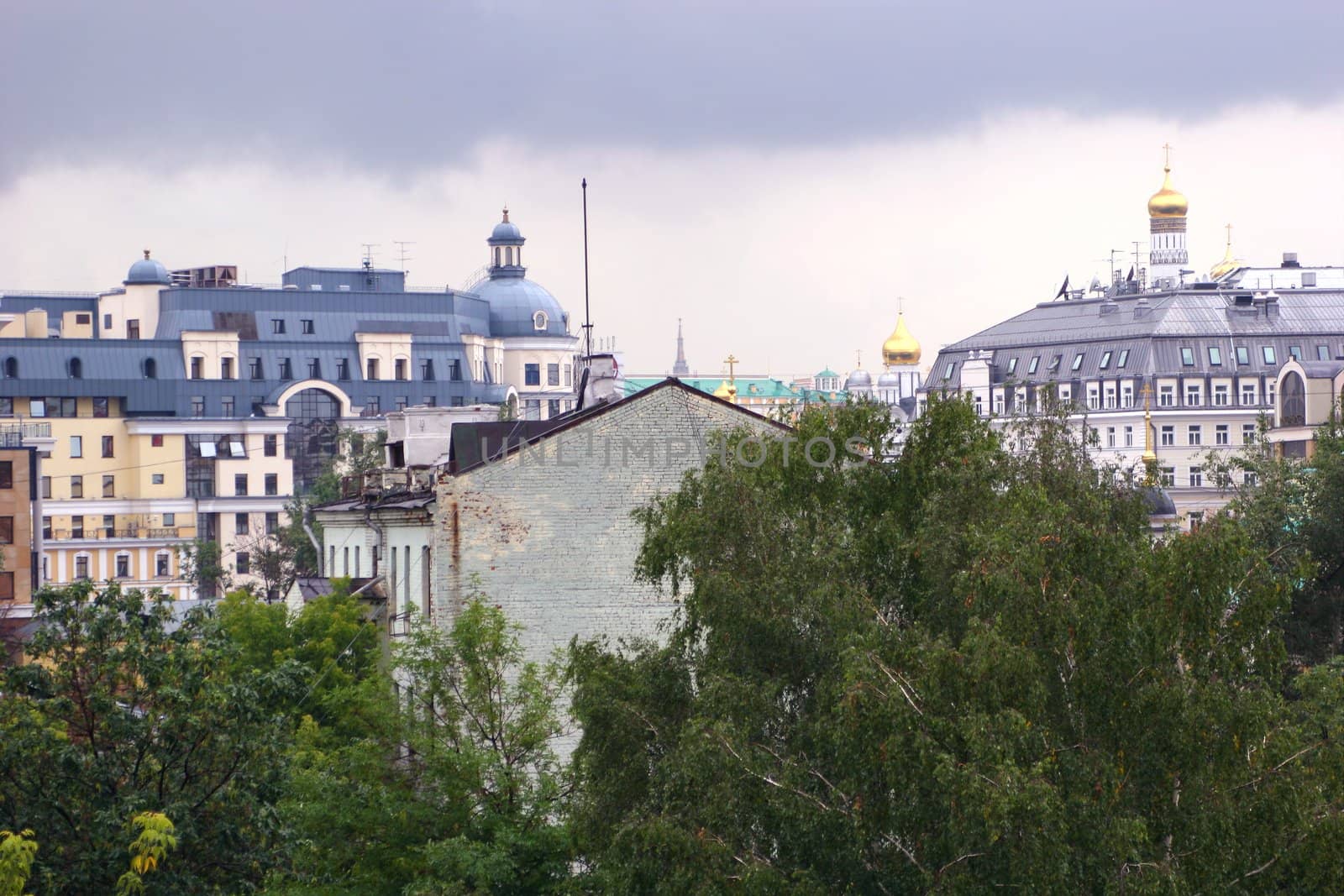 View of the Moscow Before Inclement weather