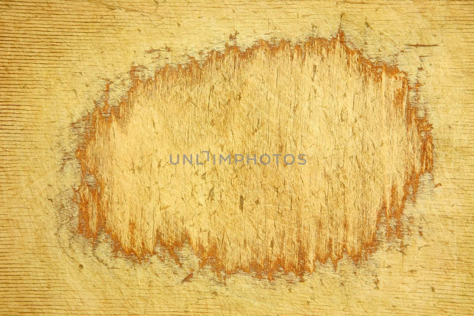 Texture to Old Wooden Surface of Board for Cutting of Food