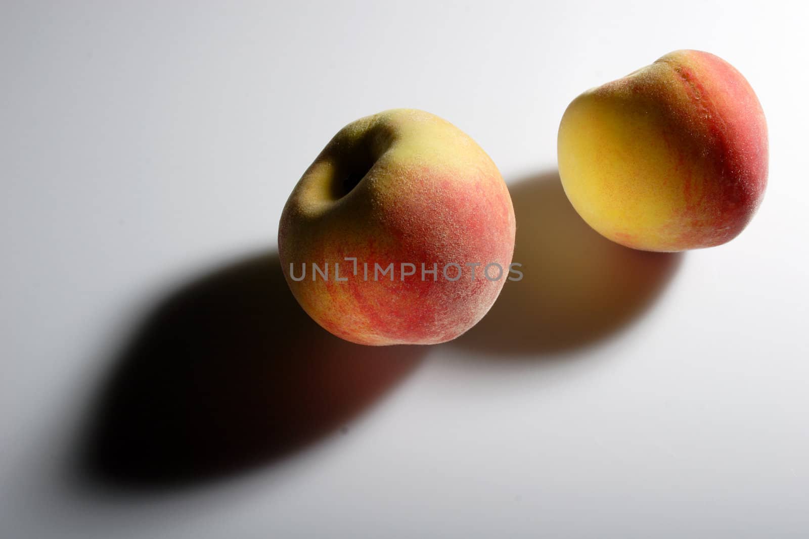 Fruits, Two Peaches with Shade