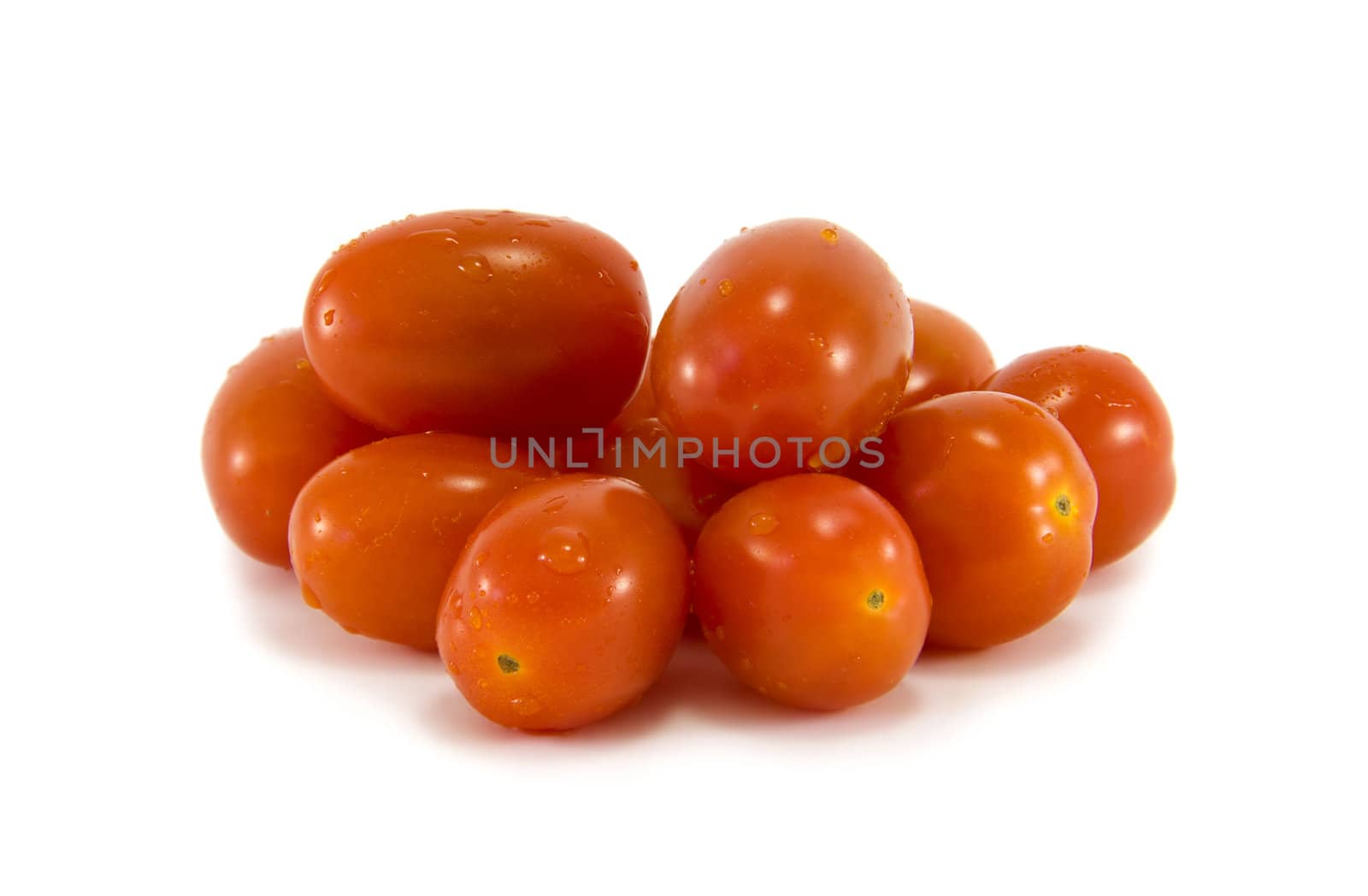 Rosa Tomatoes isolated on a white background