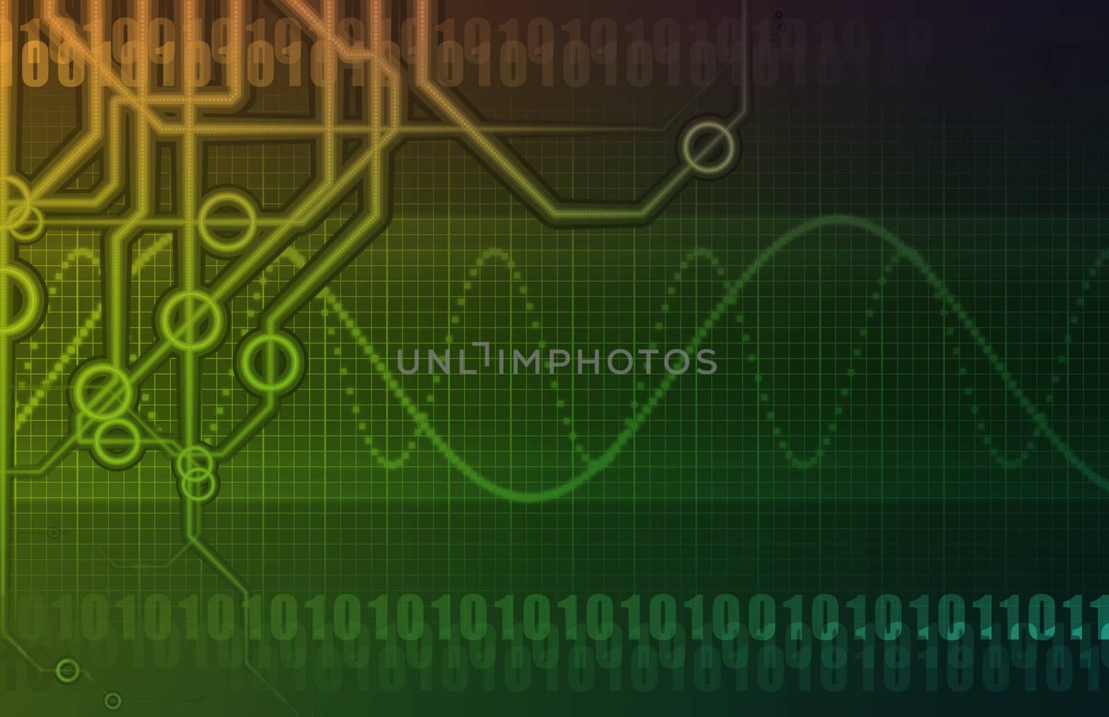 Telecommunications Industry Global Network as Art
