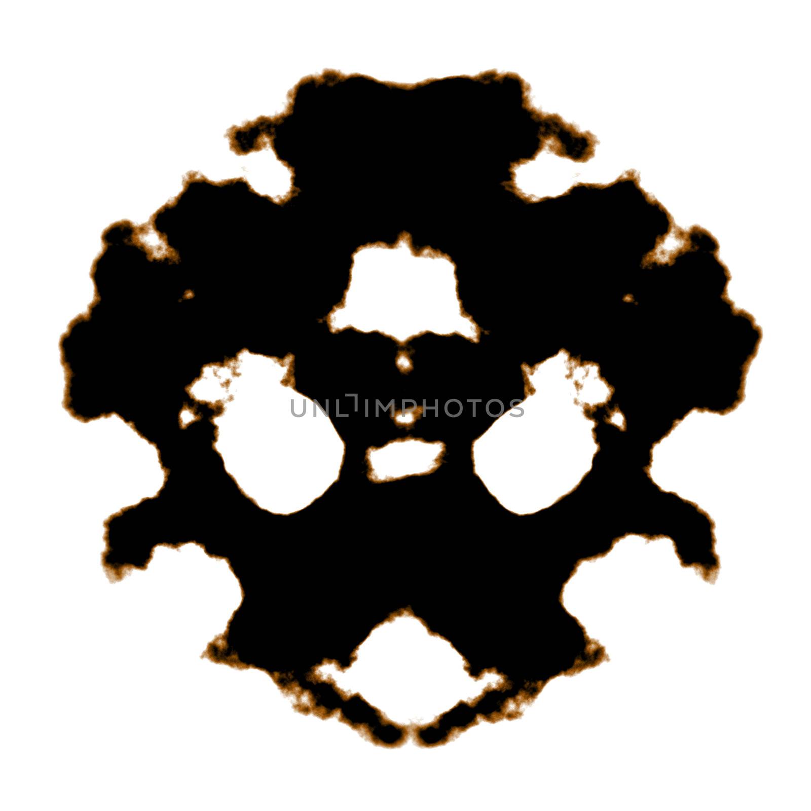 Rorschach Test of an Ink Blot Card