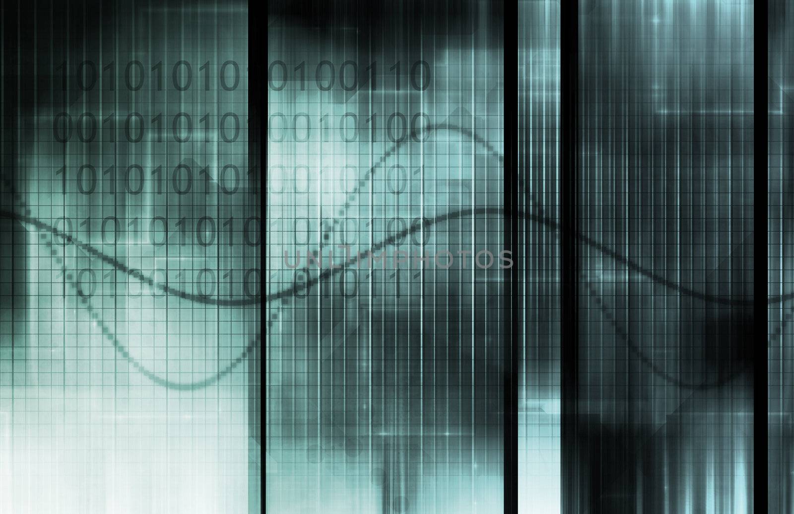 Internet World Wide Web Abstract Tech Background