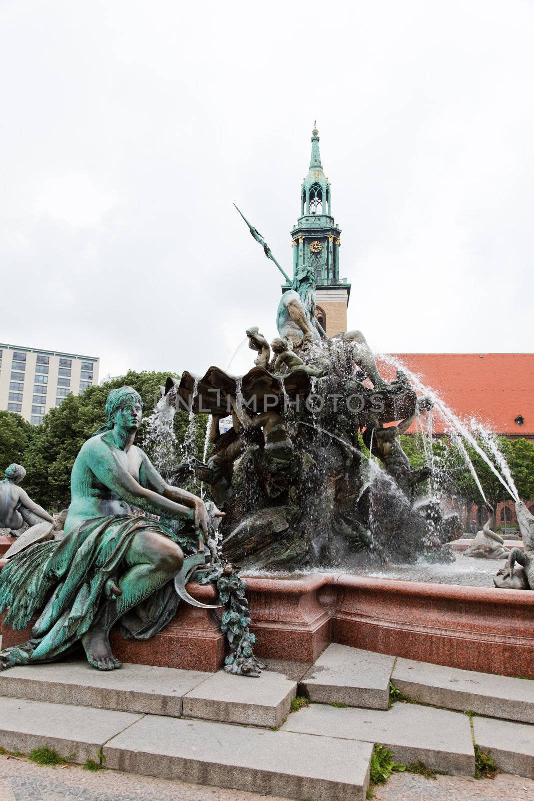 Statue of Poseidon (Neptune God)  by gary718