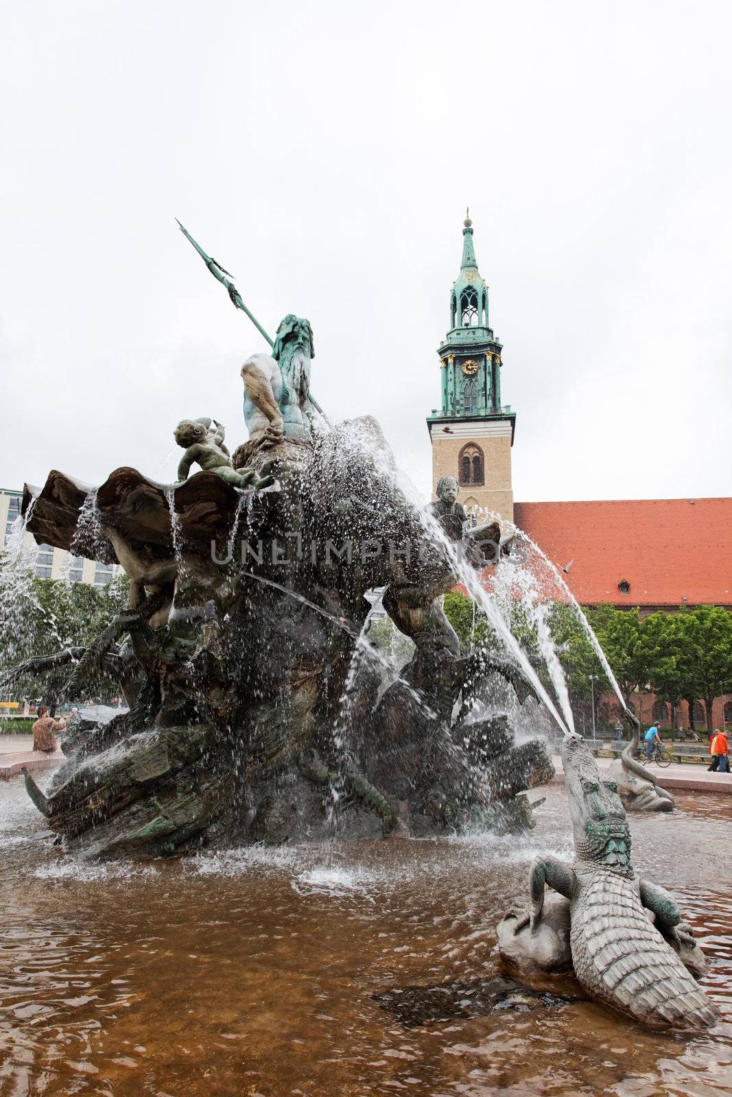 Statue of Poseidon (Neptune God)  by gary718