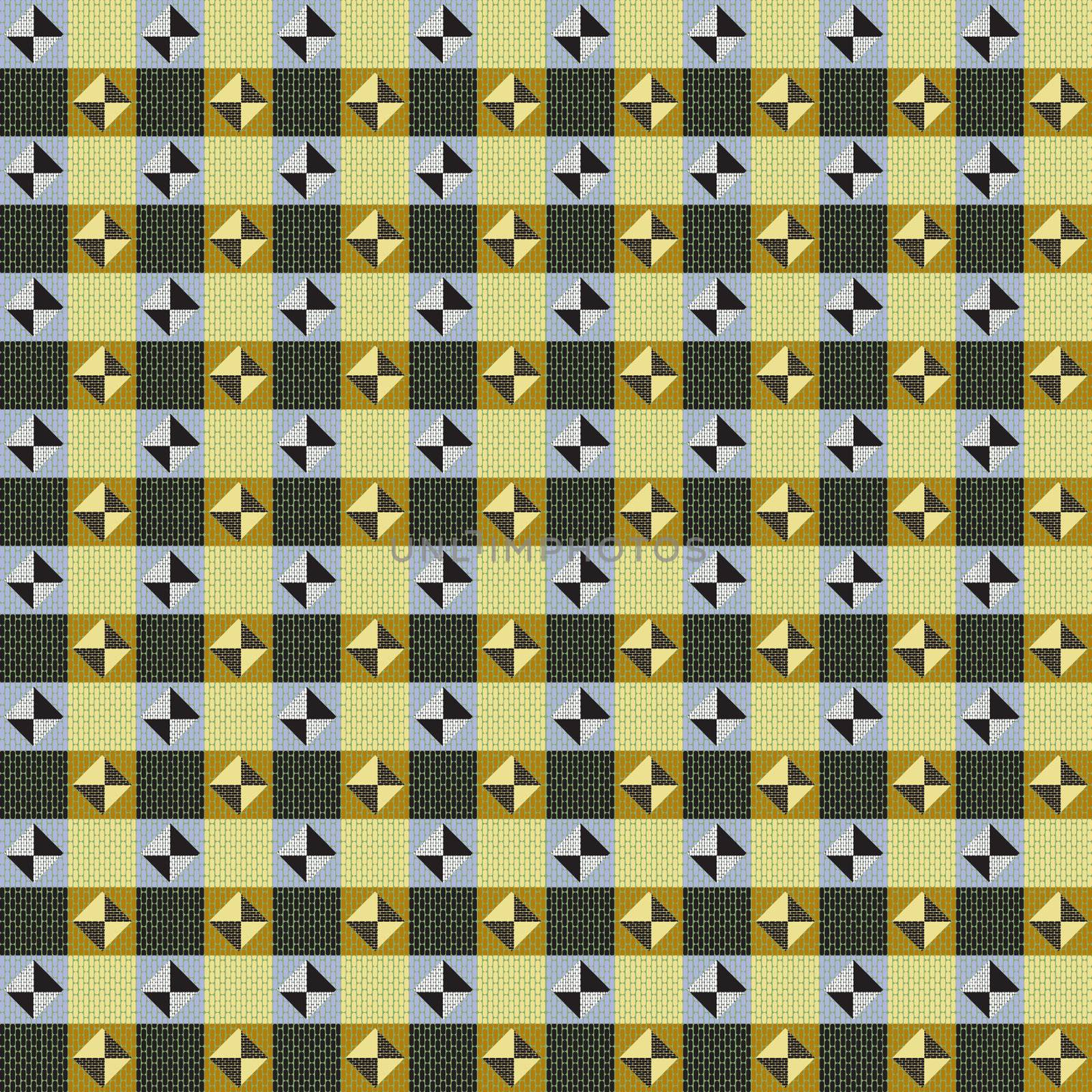 Seamless pattern with geometrical motives