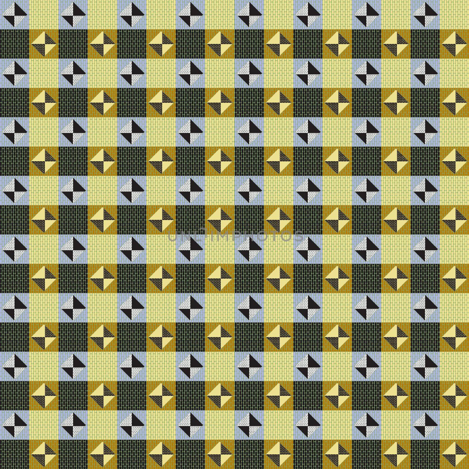 Seamless pattern with geometrical motives