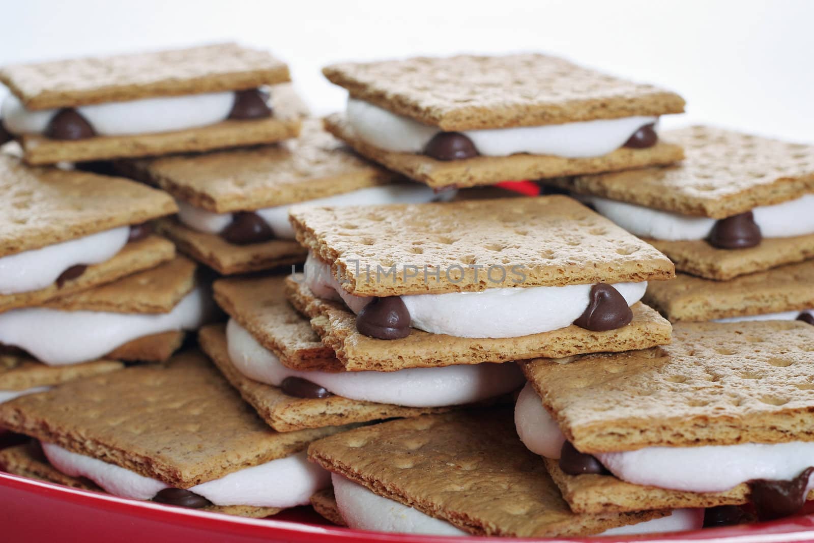 shot of a plate of smores by creativestock
