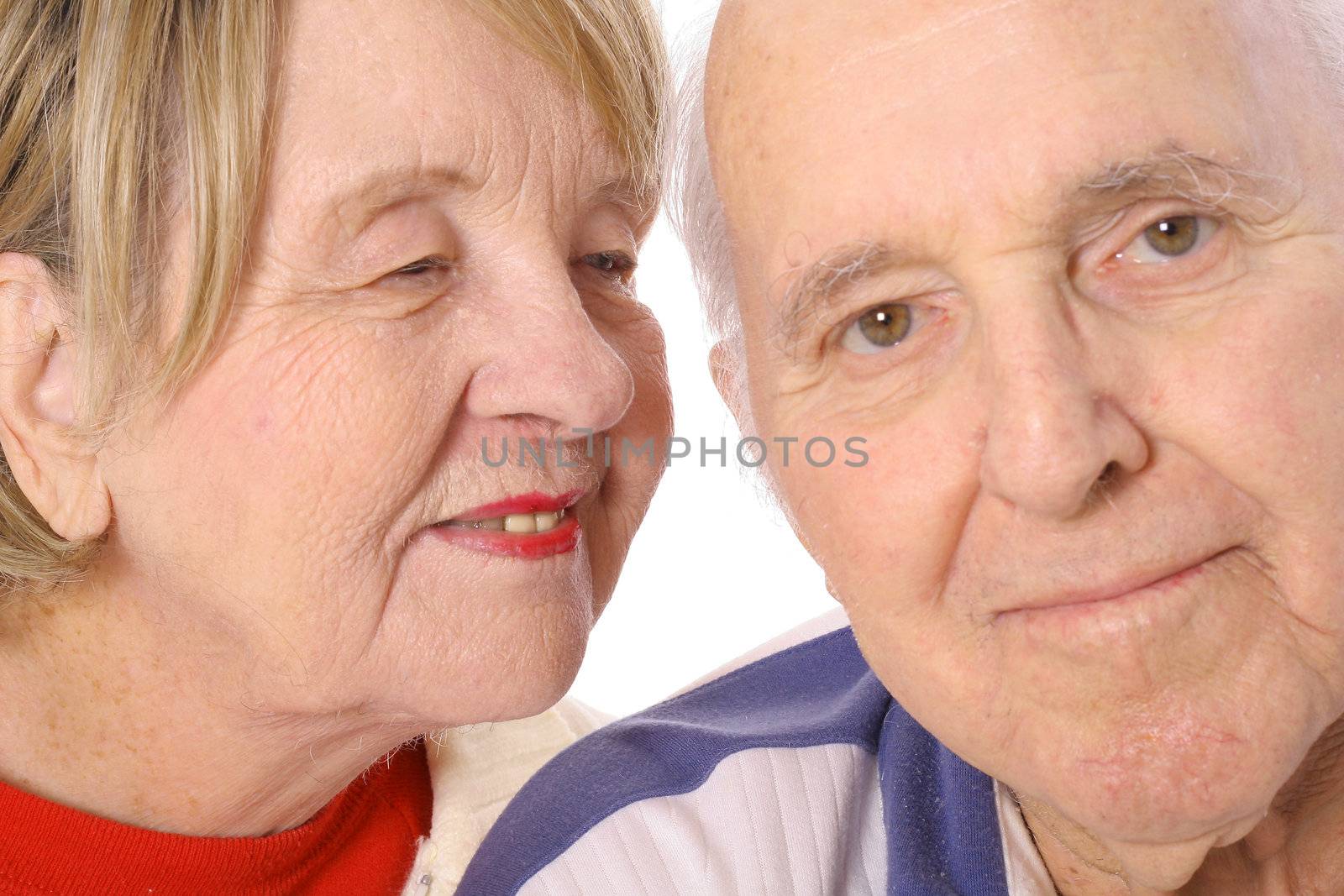 happily married seniors in love