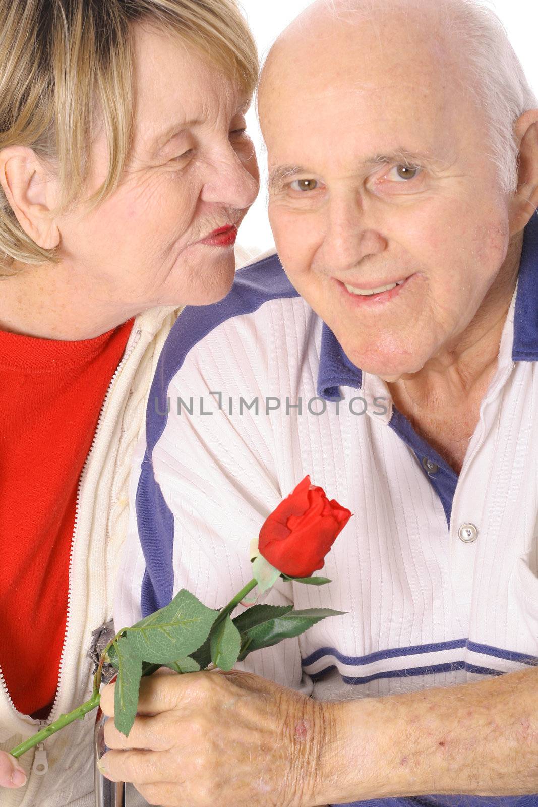 happy valentines kiss vertical