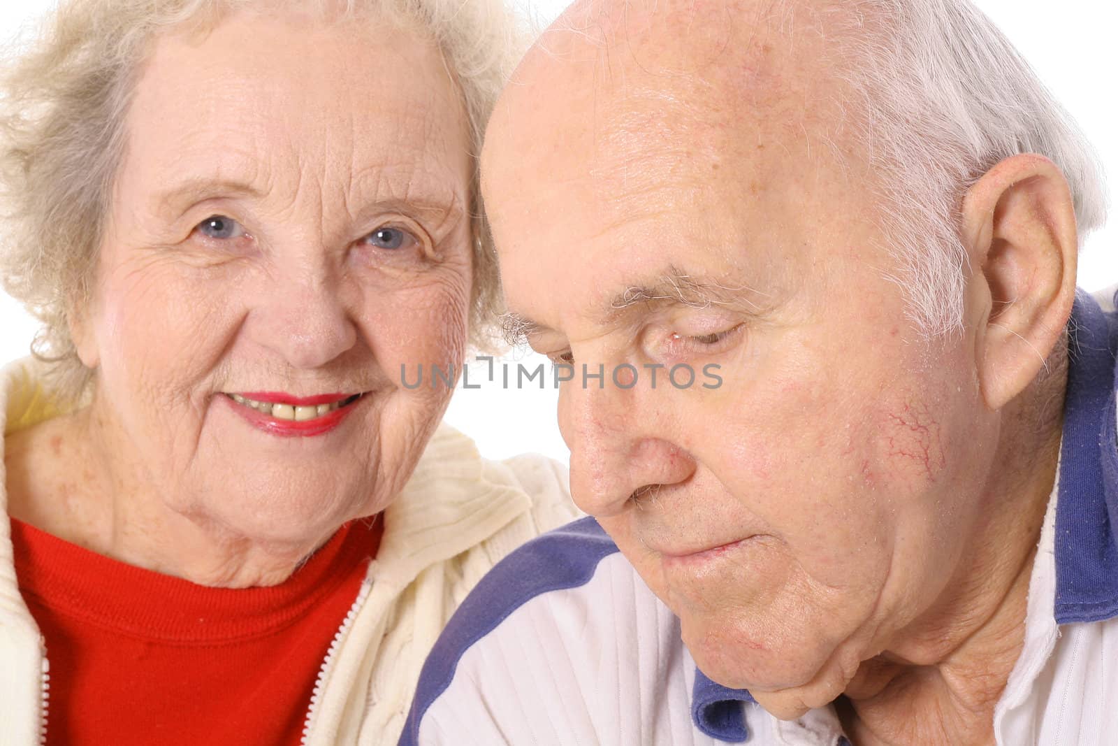 elderly senior couple