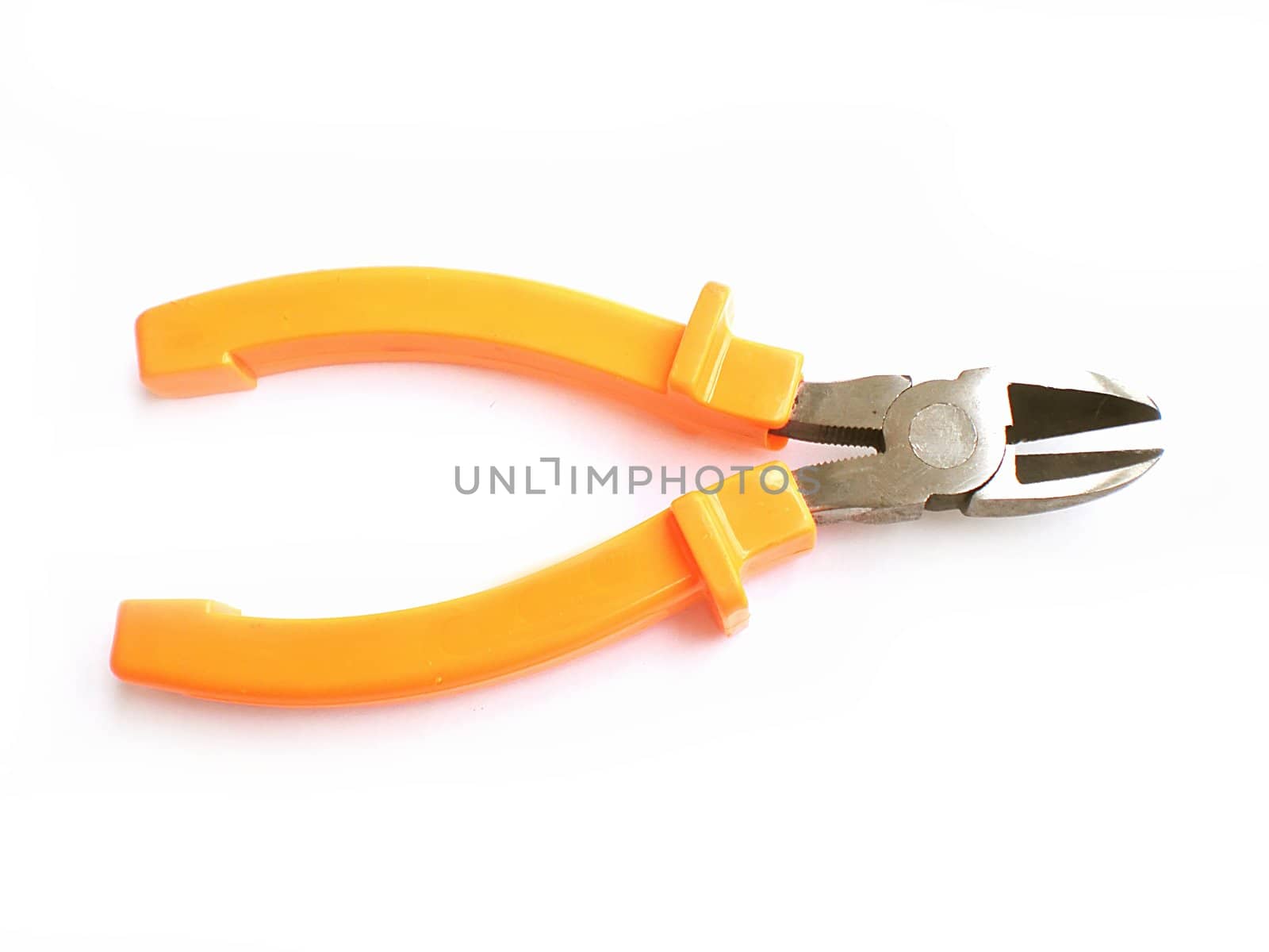 pliers on white background