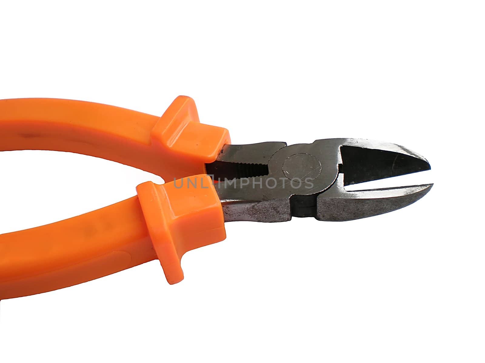 pliers on white background