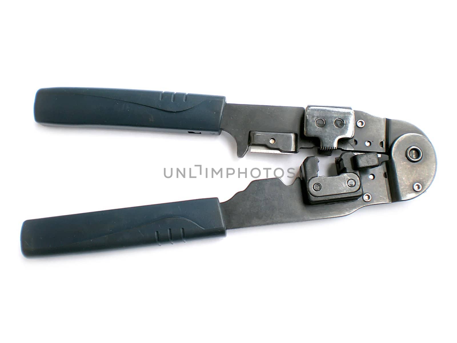 pliers on white background