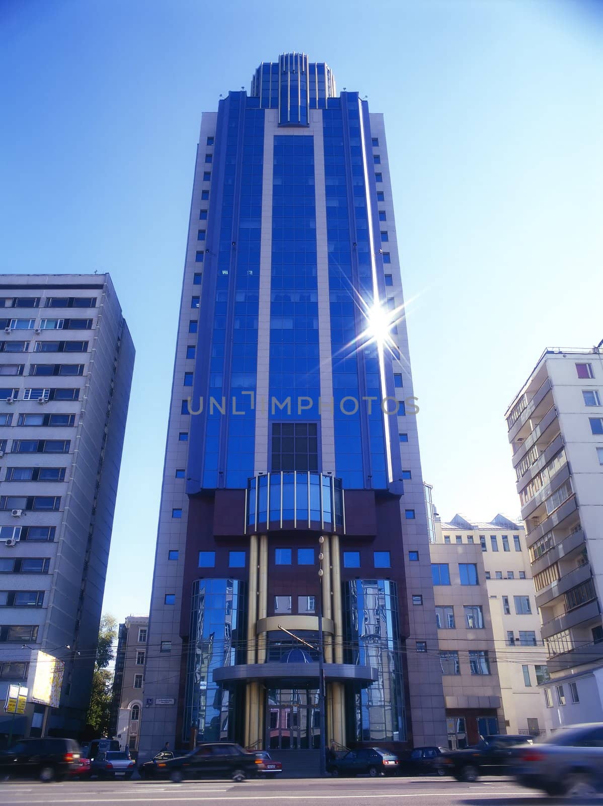 Moscow, Russia, High-altitude Building on Leninisky Prospect