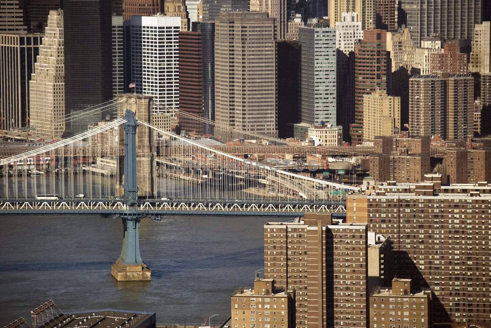 Manhattan Bridge, NYC. by iofoto