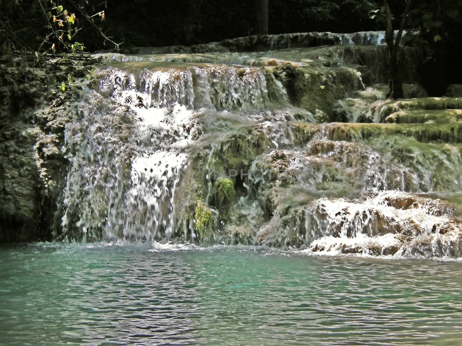 mountain waterfall near Krushuna Bulgaria